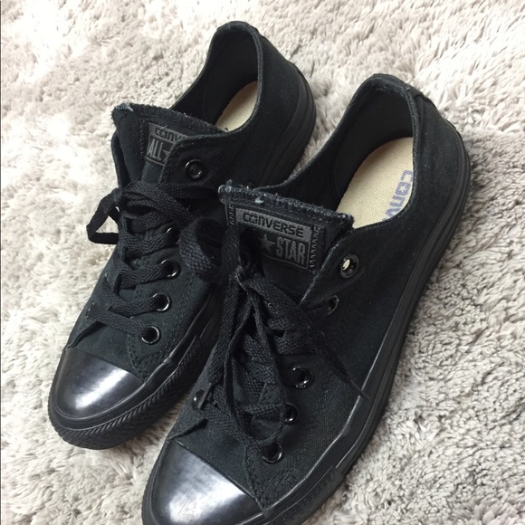Converse Shoes - All Black Converse All Stars (Chuck Taylors)